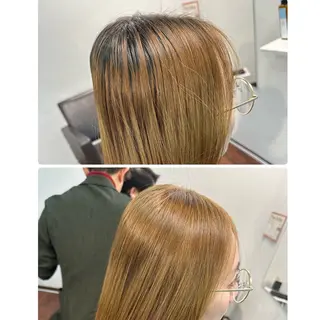 カラー 三原 友美のヘアスタイル