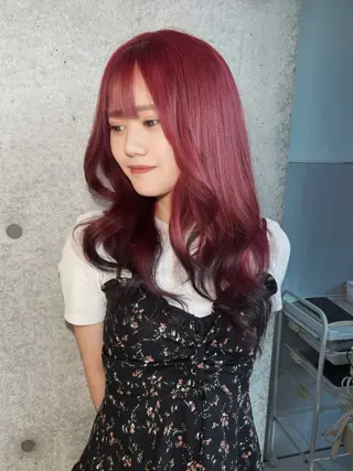 カラー ️💜akari💜 ハイトーン/レイヤーのヘアスタイル