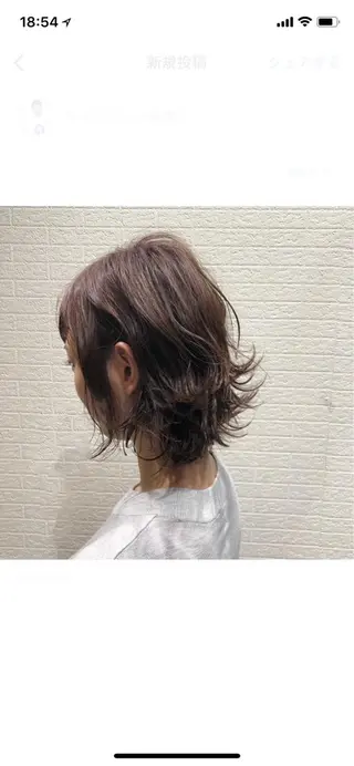 ショート カラー 髪質改善美容師 中村　一のヘアスタイル