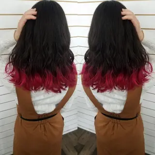 セミロング 今中 小百合のヘアスタイル