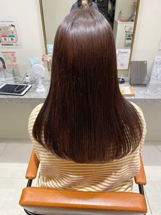 ロング カラー パーマ 暖色/ベージュ/ メンズ/鈴木彩のヘアスタイル