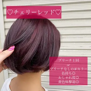 ショート カラー 枚方 tomee 🦋南部　しほ🦋のヘアスタイル