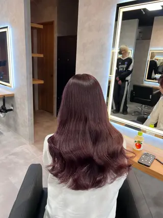 ロング カラー 💖札幌カラー 指名No.1💖玲奈のヘアスタイル