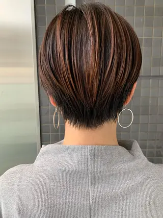 ショート カラー 髪質改善サロン 心斎橋ARCHEのヘアスタイル