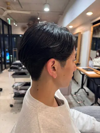メンズ ハイトーン/パーマ 大名 sakiのヘアスタイル