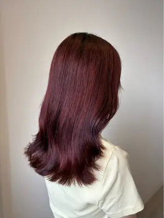 ミディアム カラー カットパーマモデル 募集中🧺アンジュのヘアスタイル