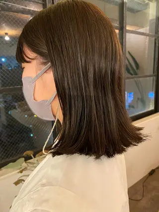 ミディアム ari/ヘアセット レイヤーカット✂︎のヘアスタイル