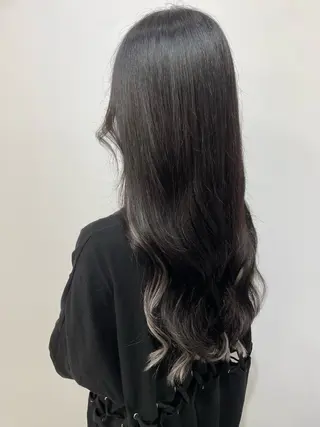 ロング 𝙃𝘼𝙍𝙐🎀 韓国×エクステのヘアスタイル