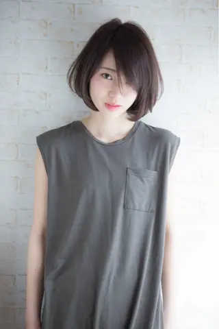 ショート 須賀 知穂のヘアスタイル
