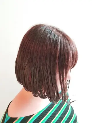 ショート カラー パピヨンロゼ 酸性/髪質改善のヘアスタイル