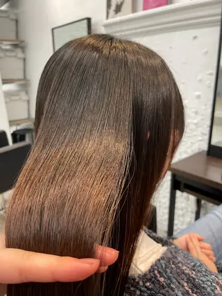 セミロング パーマ 為近日向子🐥暖色 💘顔周りカット🌈のヘアスタイル