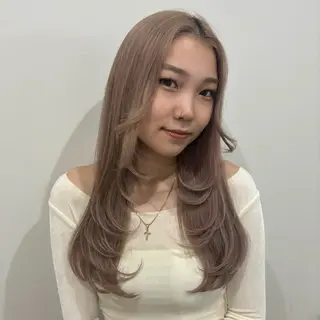 ロング 美容室ORIKA AI レイヤーカットのヘアスタイル