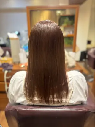 セミロング やなぎさわ はるなのヘアスタイル