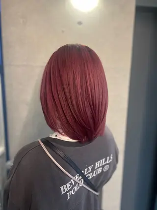 ミディアム カラー 吉野 瑳桜のヘアスタイル