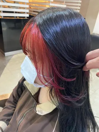 ロング カラー ヘアアレンジ 烏山 達也のヘアスタイル