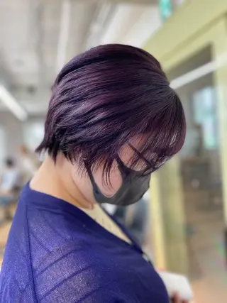 ショート カラー HIRAGA MIKIのヘアスタイル