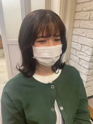 ミディアム クスカワ ノリエのヘアスタイル