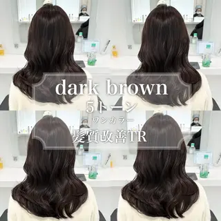 カラー 🤍ブリーチなし ブラウンhimi🤍のヘアスタイル