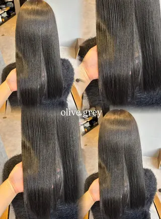 セミロング Yuuka/ w colorのヘアスタイル