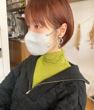 ショート カラー Hareru 豊田 修廣のヘアスタイル