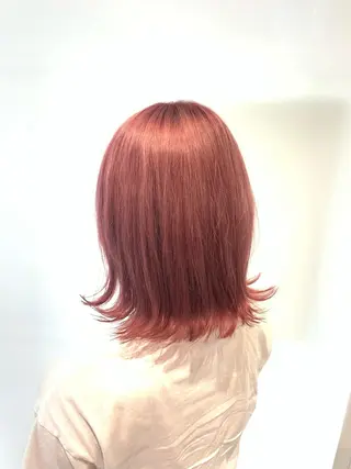 ミディアム カラー カットカラーモデル 募集中店長　伊熊祐紀のヘアスタイル