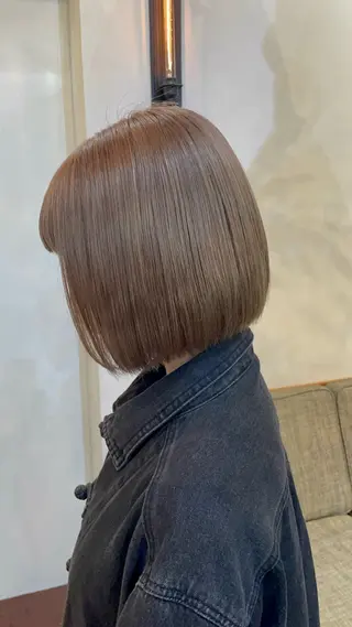 ショート カラー 似合わせカット‪// 鶴我万唯華のヘアスタイル