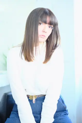 セミロング WHALE hair × beautyのヘアスタイル