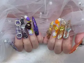 ロング 小方 サトミのネイルデザイン