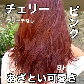 カラー ブリーチなしで 全国から予約殺到♡のヘアスタイル