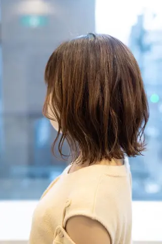 ミディアム Lazo/ 原弥和子のヘアスタイル