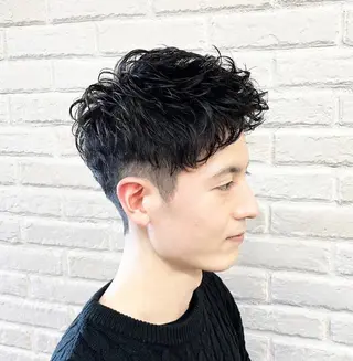 パーマ メンズ 𓏸𓈒𓂃早坂 浩行𓂃𓈒𓏸のヘアスタイル