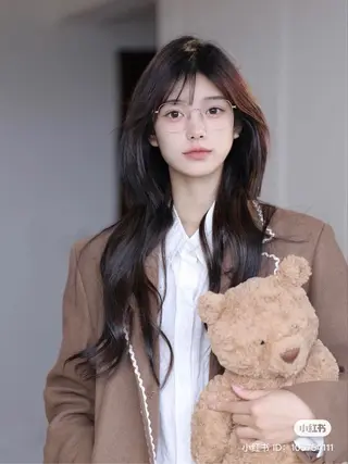 ロング カラー 莉乃/縮毛矯正/髪質 改善/艶カラーのヘアスタイル