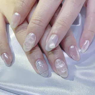 ネイル crystal ⭐︎ colorのネイルデザイン