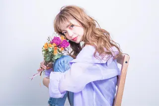 ロング カラー 小野 和摩のヘアスタイル