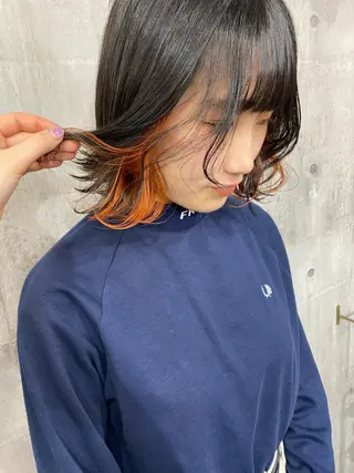 ミディアム SHURI❤️🔥 中/韓mix ♡のヘアスタイル