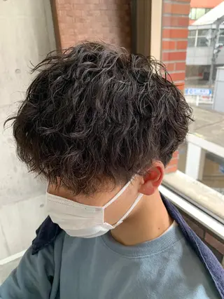 ショート パーマ メンズ メンズ支持率No.1 店長 石川和馬のヘアスタイル