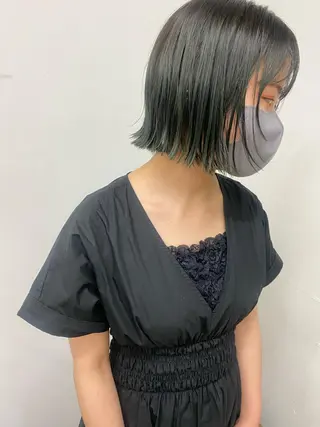 ショート カラー ヘアアレンジ ニュアンスヘア🌔 nanakoのヘアスタイル