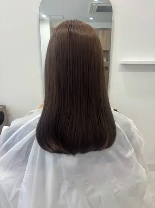 セミロング CHAINON小倉所属・⠀ momokaのヘアスタイル