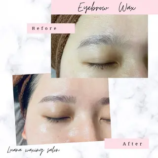 アイブロウ Luana wax 🐚根本のエステ・リラクイメージ