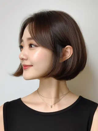 ショート カラー 表参道/さあ や/大人ナチュラルのヘアスタイル