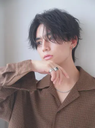 メンズ ✨メンズパーマ&大人 ショート✨　小野匠登のヘアスタイル