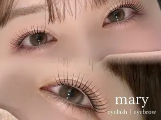 マツエク・マツパ mary nail&eyelash 八木店【メアリー】所属・mary 八木のマツエク・マツパデザイン