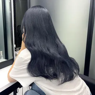 ロング カラー シールエクステ特化 ハイトーン、NANAのヘアスタイル