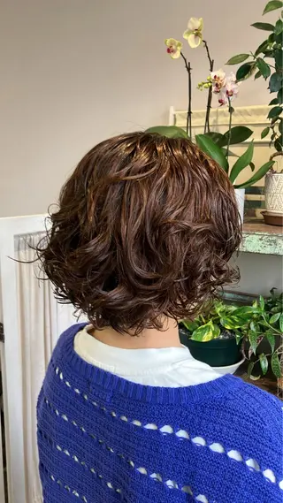 ミディアム 河本 正美のヘアスタイル