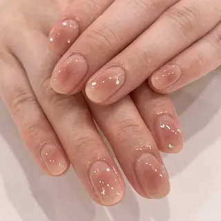 ネイル SHIORI🐈‍⬛ 韓国⌇ワンホンネイルのネイルデザイン