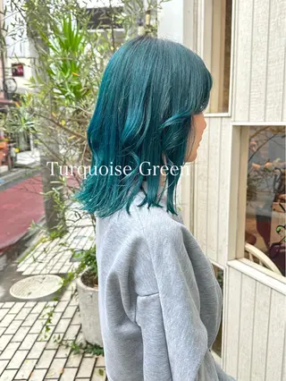 ミディアム カラー 🫟Blanco🫟 Color&Careのヘアスタイル