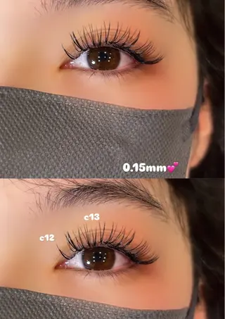 マツエク・マツパ eyelash Anmut Lunaのマツエク・マツパデザイン