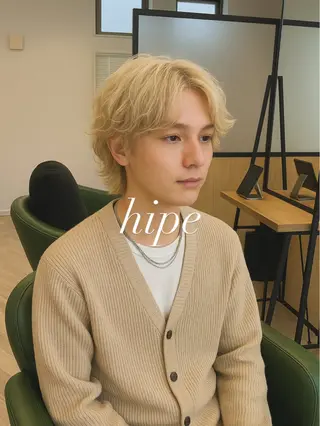 パーマ メンズ hipe Ryudaiのヘアスタイル