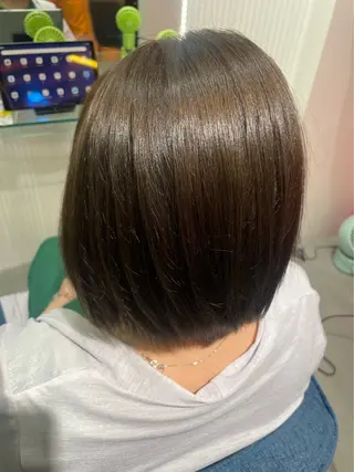 ショート カラー 安井まゆ _Box mico.のヘアスタイル
