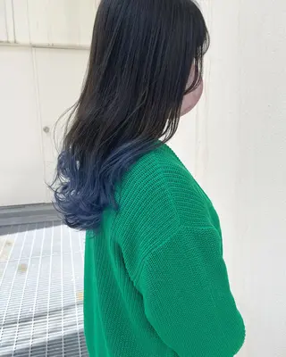 セミロング カラー ハイトーン/ショート 村上淳乃🐥のヘアスタイル